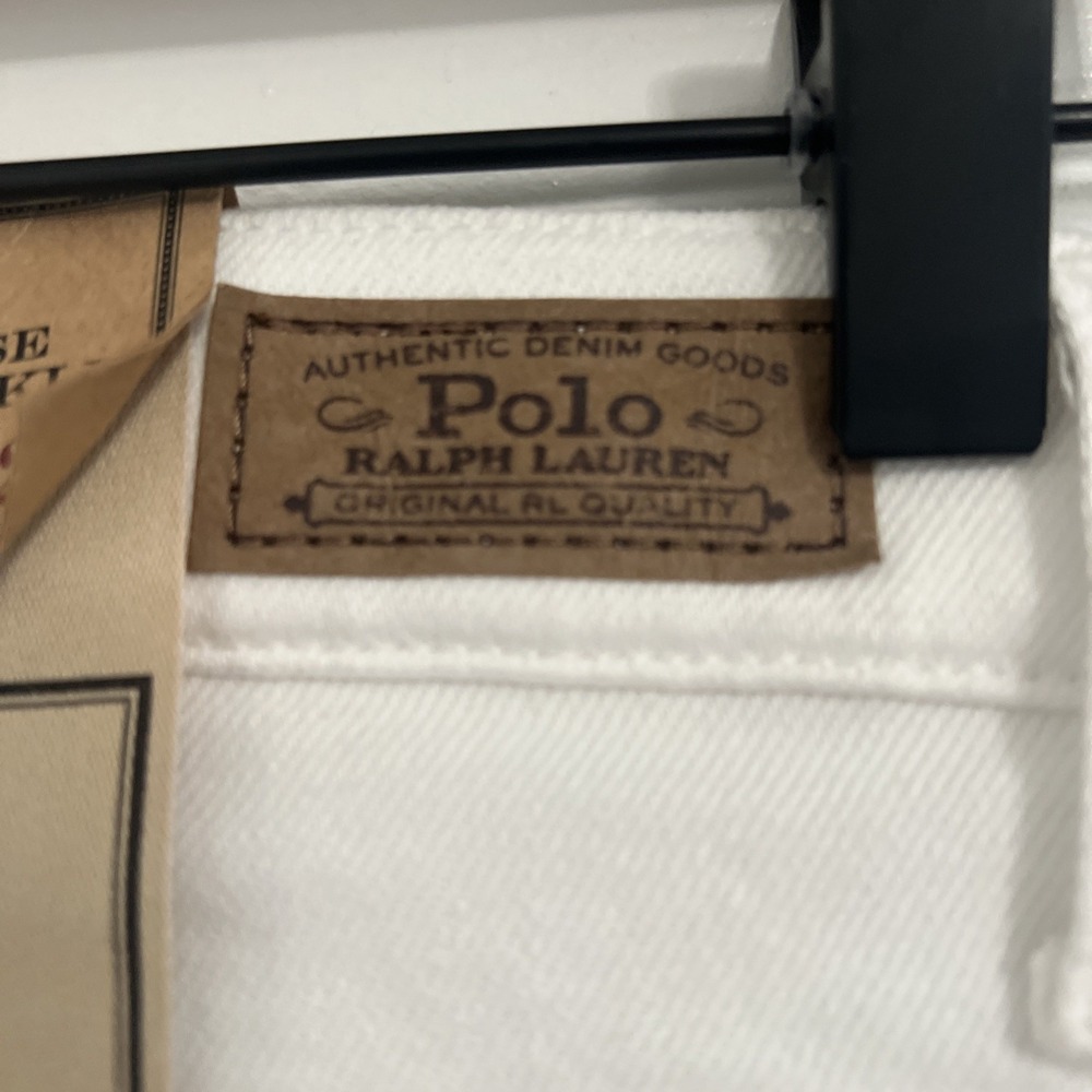 Polo Ralph Lauren High Rise Skinny Ankle Jeans White Women's Size 25 NWT Preppy - Picture 8 of 9